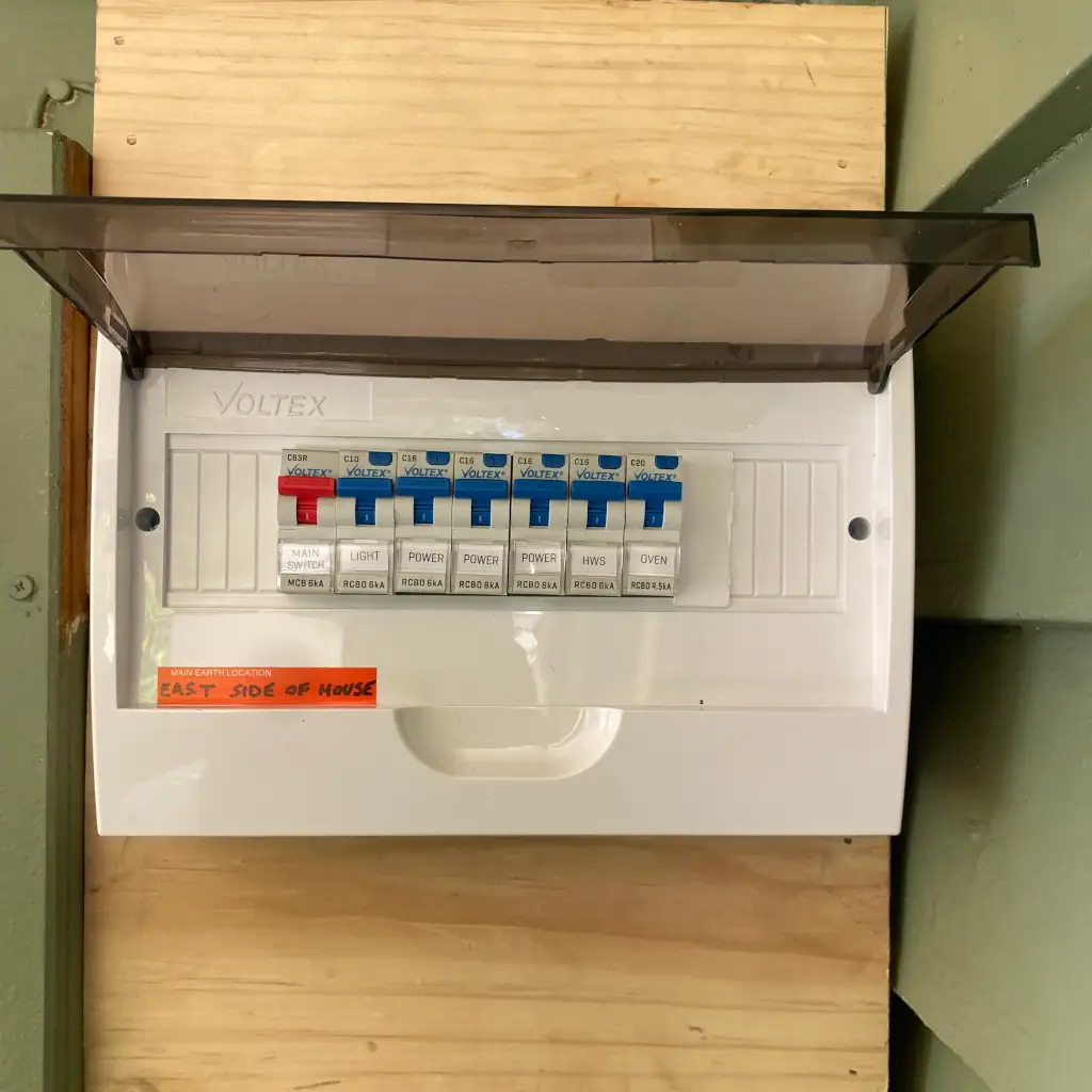 Modern switchboard upgrade completed by Outright Electrical